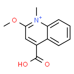 ChemSpider 2D Image | 4-Carboxy-2-methoxy-1-methylquinolinium | C12H12NO3