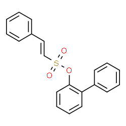 ChemSpider 2D Image | 2-Biphenylyl (E)-2-phenylethenesulfonate | C20H16O3S
