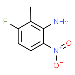 ChemSpider 2D Image | 3-Fluoro-2-methyl-6-nitroaniline | C7H7FN2O2