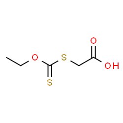 ChemSpider 2D Image | ETHYLXANTHOGENACETIC ACID | C5H8O3S2