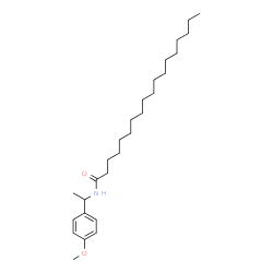 ChemSpider 2D Image | N-[1-(4-Methoxyphenyl)ethyl]octadecanamide | C27H47NO2