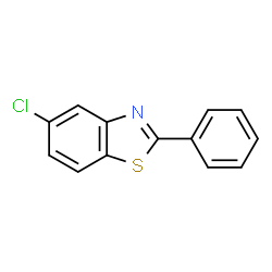 ChemSpider 2D Image | 5-Chloro-2-phenyl-1,3-benzothiazole | C13H8ClNS