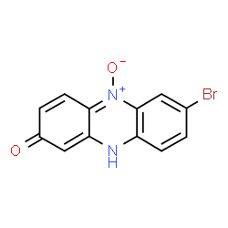 ChemSpider 2D Image | 7-Bromo-2(10H)-phenazinone 5-oxide | C12H7BrN2O2
