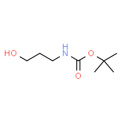ChemSpider 2D Image | Boc-beta-Ala-ol | C8H17NO3