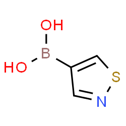 ChemSpider 2D Image | Isothiazol-4-ylboronic acid | C3H4BNO2S