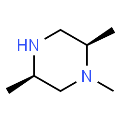 ChemSpider 2D Image | (2R,5R)-1,2,5-Trimethylpiperazine | C7H16N2