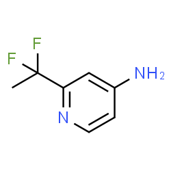 ChemSpider 2D Image | 2-(1,1-Difluoroethyl)-4-pyridinamine | C7H8F2N2
