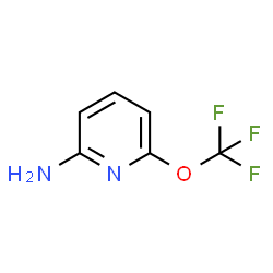 ChemSpider 2D Image | 6-(Trifluoromethoxy)-2-pyridinamine | C6H5F3N2O