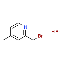 ChemSpider 2D Image | 2-(Bromomethyl)-4-methylpyridine hydrobromide | C7H9Br2N