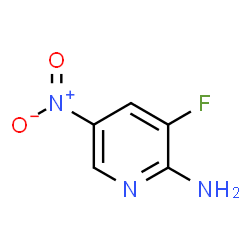 ChemSpider 2D Image | 3-Fluoro-5-nitro-2-pyridinamine | C5H4FN3O2
