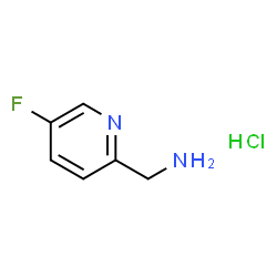 ChemSpider 2D Image | (5-Fluoropyridin-2-yl)methanamine hydrochloride | C6H8ClFN2