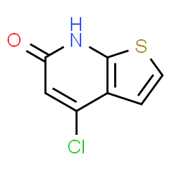 ChemSpider 2D Image | 4-Chlorothieno[2,3-b]pyridin-6(7H)-one | C7H4ClNOS