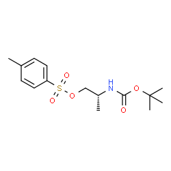 ChemSpider 2D Image | (2R)-2-({[(2-Methyl-2-propanyl)oxy]carbonyl}amino)propyl 4-methylbenzenesulfonate | C15H23NO5S
