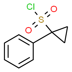 ChemSpider 2D Image | 1-Phenylcyclopropanesulfonyl chloride | C9H9ClO2S