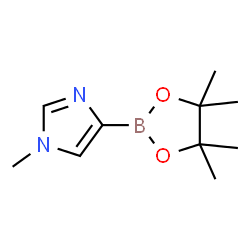 ChemSpider 2D Image | 1-methyl-4-(4,4,5,5-tetramethyl-1,3,2-dioxaborolan-2-yl)imidazole | C10H17BN2O2