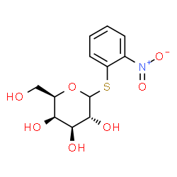 ChemSpider 2D Image | 2-Nitrophenyl 1-thio-D-galactopyranoside | C12H15NO7S
