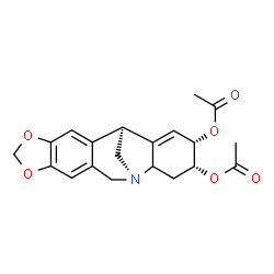 ChemSpider 2D Image | (3alpha,4axi)-O~2~,O~3~-Diacetylpancracine | C20H21NO6