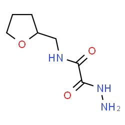 ChemSpider 2D Image | 2-Hydrazino-2-oxo-N-(tetrahydro-2-furanylmethyl)acetamide | C7H13N3O3