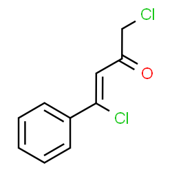 ChemSpider 2D Image | (3Z)-1,4-Dichloro-4-phenyl-3-buten-2-one | C10H8Cl2O