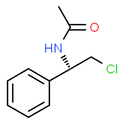 ChemSpider 2D Image | N-[(1R)-2-Chloro-1-phenylethyl]acetamide | C10H12ClNO