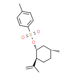ChemSpider 2D Image | (1R,2S,5R)-2-Isopropenyl-5-methylcyclohexyl 4-methylbenzenesulfonate | C17H24O3S