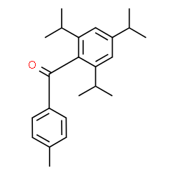 ChemSpider 2D Image | (4-Methylphenyl)(2,4,6-triisopropylphenyl)methanone | C23H30O