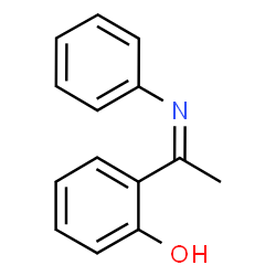 ChemSpider 2D Image | 2-[(1Z)-N-Phenylethanimidoyl]phenol | C14H13NO