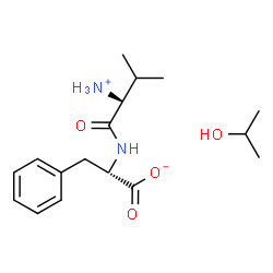 ChemSpider 2D Image | (2S)-2-{[(2S)-2-Ammonio-3-methylbutanoyl]amino}-3-phenylpropanoate - 2-propanol (1:1) | C17H28N2O4