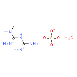 ChemSpider 2D Image | {[Ammonio(dimethylamino)methylene]amino}(imino)methanaminium sulfate hydrate (1:1:1) | C4H15N5O5S