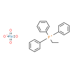 ChemSpider 2D Image | Ethyl(triphenyl)phosphonium oxido(trioxo)rhenium | C20H20O4PRe