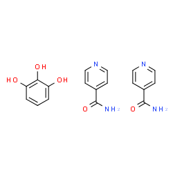 ChemSpider 2D Image | Isonicotinamide - 1,2,3-benzenetriol (2:1) | C18H18N4O5
