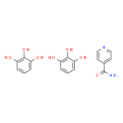 ChemSpider 2D Image | Isonicotinamide - 1,2,3-benzenetriol (1:2) | C18H18N2O7