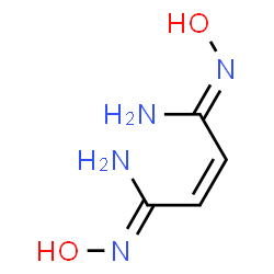 ChemSpider 2D Image | (1Z,2Z,4Z)-N~1~,N~4~-Dihydroxy-2-butenediimidamide | C4H8N4O2
