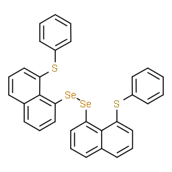 ChemSpider 2D Image | Bis[8-(phenylsulfanyl)-1-naphthyl]diselane | C32H22S2Se2
