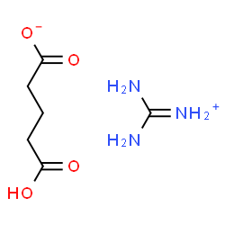 ChemSpider 2D Image | Amino(imino)methanaminium 4-carboxybutanoate | C6H13N3O4