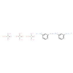 ChemSpider 2D Image | 1,3-Benzenediaminium dihydrogen phosphate hydrogen phosphate (2:2:1) | C12H25N4O12P3