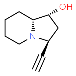 ChemSpider 2D Image | (1R,3S,8aR)-3-Ethynyloctahydro-1-indolizinol | C10H15NO