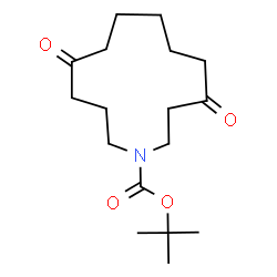 ChemSpider 2D Image | 2-Methyl-2-propanyl 4,10-dioxoazacyclotridecane-1-carboxylate | C17H29NO4