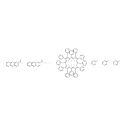 ChemSpider 2D Image | anthracene-2-carboxylate;(1Z,4Z,9Z,15Z)-2,3,5,7,8,10,12,13,15,17,18,20-dodecakis-phenyl-21,23-dihydroporphyrin-22,24-diium;methanol;toluene | C144H110N4O5