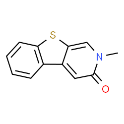 ChemSpider 2D Image | 2-Methyl[1]benzothieno[2,3-c]pyridin-3(2H)-one | C12H9NOS
