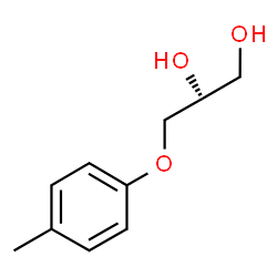 ChemSpider 2D Image | (2S)-3-(4-Methylphenoxy)-1,2-propanediol | C10H14O3