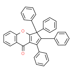 ChemSpider 2D Image | 1,2,3,3-Tetraphenylcyclopenta[b]chromen-9(3H)-one | C36H24O2