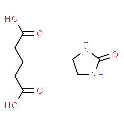 ChemSpider 2D Image | Pentanedioic acid - 2-imidazolidinone (1:1) | C8H14N2O5