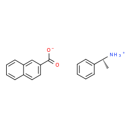 ChemSpider 2D Image | (1S)-1-Phenylethanaminium 2-naphthoate | C19H19NO2