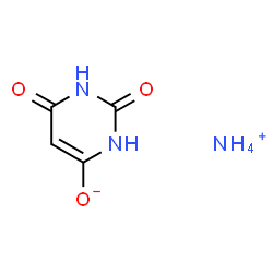 ChemSpider 2D Image | Ammonium 2,6-dioxo-1,2,3,6-tetrahydro-4-pyrimidinolate | C4H7N3O3