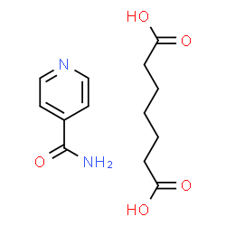 ChemSpider 2D Image | Heptanedioic acid - isonicotinamide (1:1) | C13H18N2O5