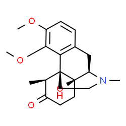 ChemSpider 2D Image | (5beta)-14-Hydroxy-3,4-dimethoxy-5,17-dimethylmorphinan-6-one | C20H27NO4