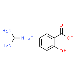 ChemSpider 2D Image | Amino(imino)methanaminium salicylate | C8H11N3O3