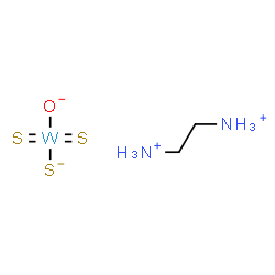 ChemSpider 2D Image | 1,2-Ethanediaminium oxido(sulfido)dithioxotungsten | C2H10N2OS3W