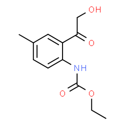 ChemSpider 2D Image | Ethyl (2-glycoloyl-4-methylphenyl)carbamate | C12H15NO4